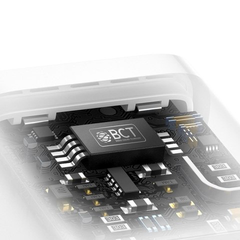 Ładowarka sieciowa USB-C GaN5 30W z kablem USB-C 100W 1m - biała