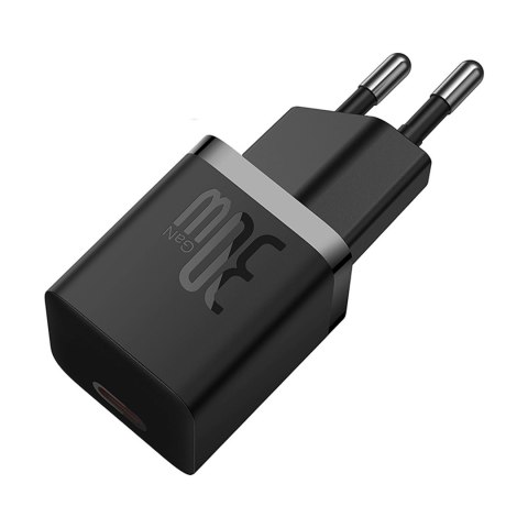 Ładowarka sieciowa USB-C GaN5 30W z kablem USB-C 100W - czarna