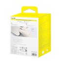Mysz bezprzewodowa z akumulatorem wskaźnikiem baterii 4000DPI 800mAh 2.4GHz BT - biała