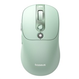 Mysz bezprzewodowa z akumulatorem wskaźnikiem baterii 4000DPI 800mAh 2.4GHz BT - zielona