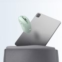 Mysz bezprzewodowa z akumulatorem wskaźnikiem baterii 4000DPI 800mAh 2.4GHz BT - zielona