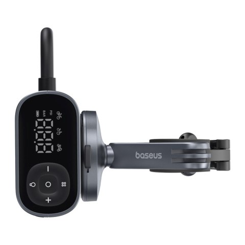 Pompka rowerowa elektryczna z wyświetlaczem 1500mAh 150 psi 45W - czarna