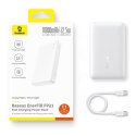 Powerbank 10000mAh 22.5W EnerFill FP21 USB-A USB-C z kablem USB-C - biały