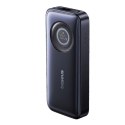 Powerbank 10000mAh 45W USB-C EnerCore CR11 ze zwijanym kablem USB-C - czarny