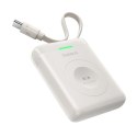 Powerbank 1640 mAh 5W EnerFill FW11 do Apple Watch z wbudowanym kablem - biały