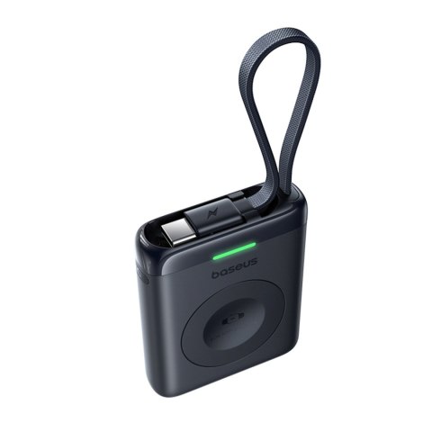 Powerbank 1640 mAh 5W EnerFill FW11 do Apple Watch z wbudowanym kablem - czarny