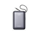 Powerbank 20000mAh 22.5W USB-C z podwójnym kablem - czarny