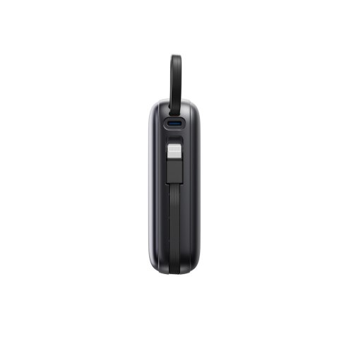 Powerbank 20000mAh 22.5W USB-C z podwójnym kablem - czarny