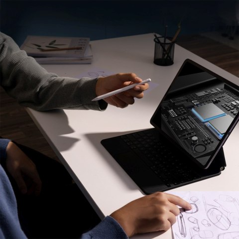 Rysik aktywny stylus Smooth Writing 2 z ładowaniem bezprzewodowym indukcyjnym - biały