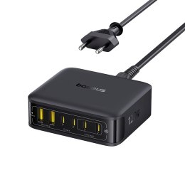 Stacja ładująca 4x USB-C 2x USB-A 120W - czarna