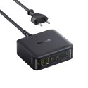 Stacja ładująca 4x USB-C 2x USB-A 120W - czarna