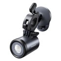 Uchwyt rowerowy na smartfon z lampką akumulatorową 2w1 3000mAh 660 lm IP68 LED - czarno-szary