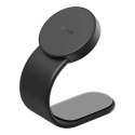 Uchwyt samochodowy magnetyczny do smartfona na deskę rozdzielczą przyklejany - czarny