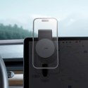 Uchwyt samochodowy magnetyczny do smartfona na deskę rozdzielczą przyklejany - czarny