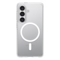Etui na Samsung Galaxy S26+ Ultra Hybrid Mag MagSafe - przezroczysto-białe