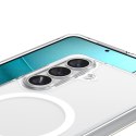 Etui na Samsung Galaxy S26+ Ultra Hybrid Mag MagSafe - przezroczysto-białe