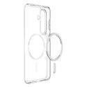 Etui na Samsung Galaxy S26+ Ultra Hybrid Mag MagSafe - przezroczysto-białe