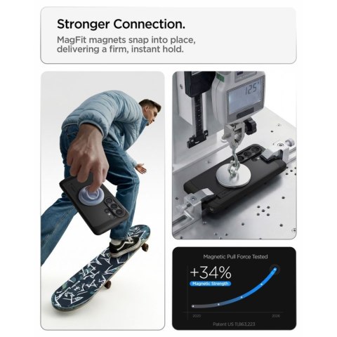 Etui pokrowiec case na Samsung Galaxy S26 Ultra Tough Armor Mag MagSafe - czarne