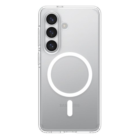 Etui pokrowiec na Samsung Galaxy S26 Ultra Hybrid Mag MagSafe - przezroczysto-białe