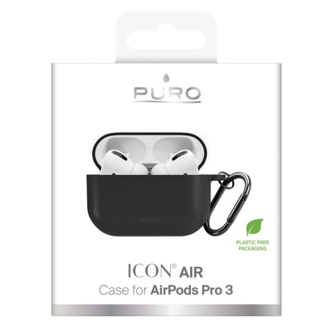 Etui pokrowiec na słuchawki AirPods Pro 3 Icon - czarny