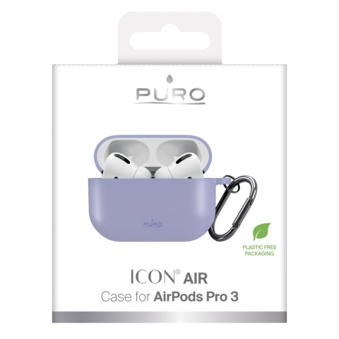 Etui pokrowiec na słuchawki AirPods Pro 3 Icon - fioletowy