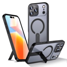Etui pokrowiec z podstawką na iPhone 17 Pro Max Hybrid Armor X MagSafe - czarny
