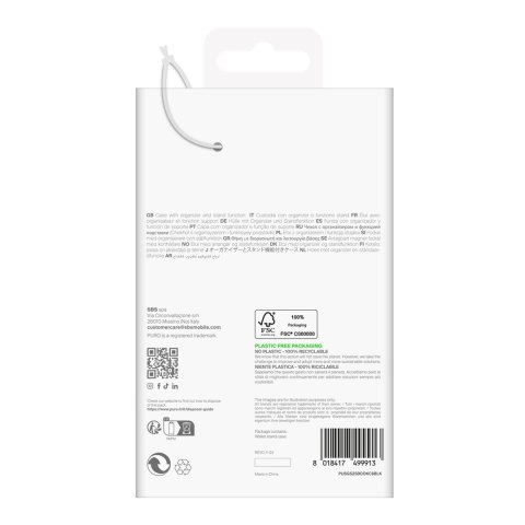 Etui z ekoskóry z klapką i portfelem do Samsung Galaxy S25+ Booklet Case - czarne