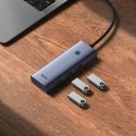 HUB Rozdzielacz 5w1 USB-C do HDMI USB-A USB-C PD 4K - szary
