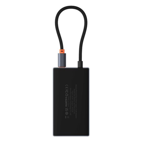 Hub Rozdzielacz USB-C do 4x USB-A - szary