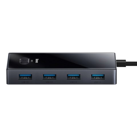 Hub Rozdzielacz USB-C do 4x USB-A - szary