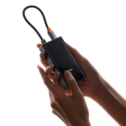 Hub Rozdzielacz USB-C do 4x USB-A - szary