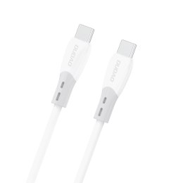 Kabel przewód z silikonowym oplotem USB-C L25SC 60W 1m - biały