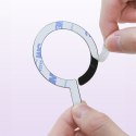 Pierścień magnetyczny uniwersalny do smartfona MagSafe czarny srebrny - 2 szt.