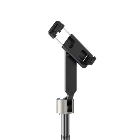 Selfie stick kijek do zdjęć ze statywem pilotem Bluetooth 1.1 m - czarny