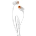 Słuchawki przewodowe dokanałowe JBL T110 mini jack 3.5mm - białe