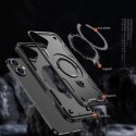 Etui pokrowiec na iPhone 16 Hybrid Armor Trendy MagSafe - czarny