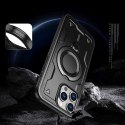 Etui pokrowiec na iPhone 16 Pro Hybrid Armor Trendy MagSafe - czarny