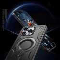 Etui pokrowiec na iPhone 16 Pro Hybrid Armor Trendy MagSafe - czarny