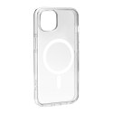 Etui silikonowe do iPhone 15 Lite Mag Pro MagSafe - przezroczyste