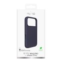 Etui silikonowe z ochroną aparatu i aluminiowymi przyciskami na iPhone 17 Pro MagSafe - ciemnoniebieskie