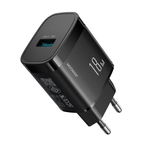 Ładowarka sieciowa USB-A 18W - czarna