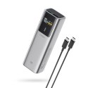 Powerbank 10000mAh USB-C USB-A 150W - szary
