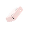 Powerbank 10000mAh USB-C USB-A 30W - różowy