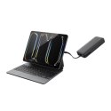 Powerbank 20000mAh USB-A USB-C ze zintegrowanym kablem 40W - szary