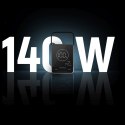 Powerbank z ładowaniem bezprzewodowym 40000mAh USB-C USB-A 300W - czarny