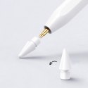Rysik stylus aktywny z 2 wymiennymi końcówkami - biały