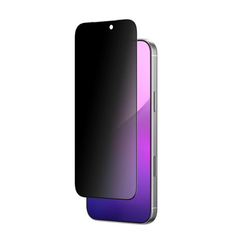 Szkło hartowane prywatyzujące na iPhone 17 Pro Titan Privacy FusionFilter 7