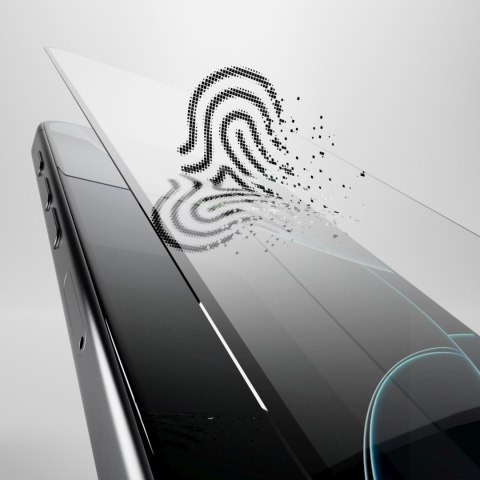 Szkło hybrydowe z czarną ramką do iPhone 16 Pro Max Flexible Glass D3O