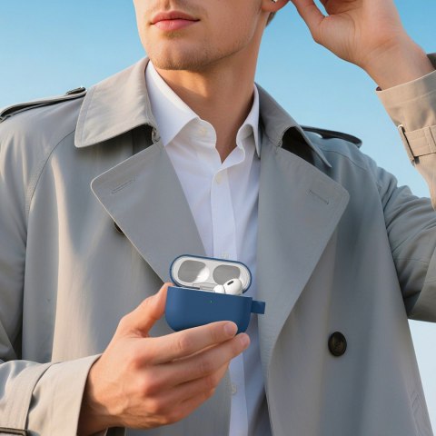 Etui ochronne na słuchawki AirPods Pro 3 Glamour - niebieskie