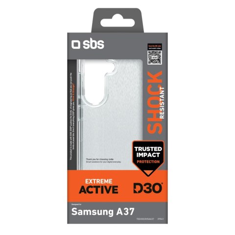 Etui pokrowiec na Samsung Galaxy A37 D3O - przezroczysty